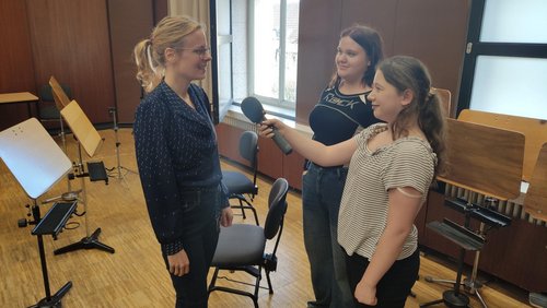 Brainfood: Mediencamp on Tour in der Philharmonie Duisburg - Laurina Bode, Orchesterinspektorin