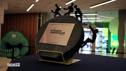 Danke-Skulptur für die Wissenswerkstadt Bielefeld